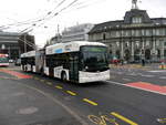 VBL - Trolleybus Nr.224 unterwegs auf der Linie 7 in Luzern am 03.02.2018