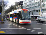 VBL - Hess Trolleybus Nr.239 unterwegs in Luzern am 30.12.2021