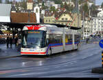 VBL - Hess Trolleybus Nr.403 unterwegs in Luzern am 30.12.2021