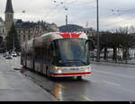 VBL - Hess Trolleybus Nr.416 unterwegs in Luzern am 30.12.2021
