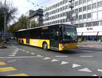 Postauto - Mercedes Citaro  LU  15030 unterwegs in der Stadt Luzern am 23.10.2022