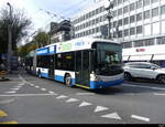 VBL - Hess Trolleybus Nr.221 unterwegs auf der Linie 7 in Luzern am 23.10.2022