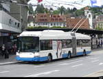 VBL - Hess Trolleybus  Nr.201 unterwegs auf der Linie 7 in Luzern am 27.07.2023