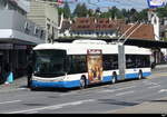 VBL - Hess Trolleybus Nr.219 unterwegs auf der Linie 6 in Luzern am 27.07.2023