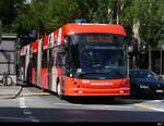 VBL - Hess Trolleybus Nr.404 unterwegs auf der Linie 1 in Luzern am 27.07.2023