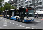 VBL - Mercedes Citaro Nr.176  LU 15094 unterwegs auf der Linie 12 in Luzern am 27.07.2023