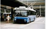 Aus dem Archiv: VBL Luzern Nr. 256 NAW/R&J-Hess Trolleybus am 13. Juli 1999 Luzern, Bahnhof