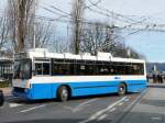 VBL - NAW-Hess Trolleybus Nr.254 unterwegs auf der Linie 4 vor dem Bahhof Luzern am 16.03.2013