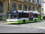 TransN - Volvo 7700 Nr.213  NE  89213 unterwegs in der Stadt Neuchâtel am 03.05.2022