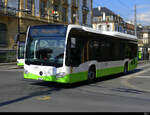TransN - Mercedes Citaro Nr.413  NE 164413 unterwegs in Neuchâtel am 03.05.2022