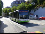 transN - Mercedes Citaro  Nr.232 unterwegs auf der Linie 109 in der Stadt Neuchâtel am 30.09.2023