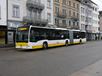 Verkehrsbetriebe Schaffhausen - Mercedes Citaro Nr.12  SH 38012 bei den Bushaltestellen vor dem Bahnhof in Schaffhausen am 25.10.2016