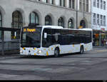 Schaffhausen Bus - Mercedes Citaro Nr.24 SH 54324 unterwegs vor dem Bahnhof Schaffhausen auf der Linie 24 nach Thayngen am 05.02.2021