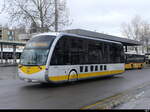 vb sh - IRIZAR ie tram Nr.3  SH  38003 unterwegs vor dem Bhf. Schaffhausen am 22.01.2023