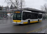 vb sh - Mercedes Citaro Nr.22 SH 38022 unterwegs vor dem Bhf. Schaffhausen am 22.01.2023