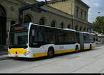 VB SH - Mercedes Citaro Nr.13  SH 38013 bei den Bushaltestellen vor dem Bahnhof Schaffhausen am 26.09.2025