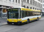 VB Schaffhausen - Volvo Nr.03  SH 38003 bei den Haltestellen vor dem Bahnhof Schaffhausen am 01.04.2011    