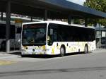 Schaffhausen Bus - Mercedes Citaro  Nr.25 SH  54325 unterwegs auf der Linie 25 bei den Bushaltestellen in Schaffhausen am 26.08.2012