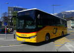 Postauto - Iveco Irisbus Crossway  VS 1011 unterwegs in Sion nach ERDE am 10.04.2025
