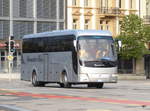 Volvo Reisebus unterwegs in der Stadt Solothurn am 03.09.2017