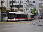 ST.GALLERBUS-Hess Trolleybus unterwegs in St.Gallen am 28.4.14.