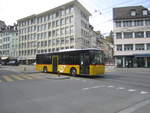 Postauto/Regie Engelburg SG 443 904 (Volvo 8900LE) am 25.4.2020 in St.Gallen, Marktplatz
