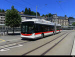 VBSG - Hess Trolleybus Nr.131 unterwegs in St. Gallen am 12.06.2022