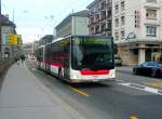 Noch eine Variante bei den neuen St. Gallerbusse.
3-Triger Gelenkbus Nr. 297! Nr. 298 ist auch 3-Trig und diese beide Fahrzeuge werden auf der Linie 151 eingesetzt.
St. Leonhardstrasse am 18.03.09. 