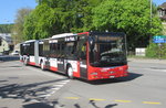 Stadtbus Nr. 351 (MAN Lion's City GL) am 29.4.2016 beim Gaswerk. Die MAN-Flotte hat nun den Liniendienst aufgenommen, erstmals in der Schweiz mit 5 Türen! 