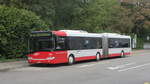 Stadtbus Winterthur Nr. 336 (Solaris Urbino 18, 2004) am 23.9.2020 beim Technorama. Es wurden noch nicht alle Solaris der 1. Generation ausgemustert, obwohl die Nachfolgeserie von MAN bereits im Einsatz ist.