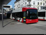 Stadtbus Winterthur - Hess Trolleybus Nr.121 unterwegs in Winterthur am 05.02.2021