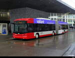 Stadtbus Winterthur - Hess Trolleybus Nr.112 unterwegs bei leichtem Schneefall in Winterthur am 2023.01.22