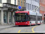 Stadtbus Winterthur - Hess Trolleybus Nr.106 unterwegs auf der Linie 3 in Winterthur am 11.02.2024