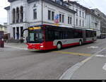 Stadtbus Winterthur - MAN Lion`s City Nr.358  ZH 886358 unterwegs vor dem Bahnhof Winterthur am 11.02.2024
