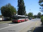GTZ 152 am 1.8.07 beim Bhf. Oberwinterthur. Wegen des Nationalfeiertags in der Schweiz sind die Busse von Stadtbus Winterhur ''beflaggt''. Dieser Bus war noch nicht in der Revision und hat daher noch den alten weiss/roten-Anstrich.