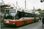 Aus dem Archiv: WV Winterthur - Nr. 158 - Mercedes O 405GTZ Gelenktrolleybus am 24. Oktober 1998 beim Bahnhof Winterthur