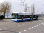 VBZ - Trolleybus Nr.172 unterwegs auf der Linie 33 in der Stadt Zürich am 11.03.2016