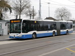 VBZ - Mercedes Citaro  Nr.426  ZH  704426 unterwegs auf der Linie 161 in der Stadt Zürich am 11.03.2016
