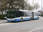VBZ - Neoplan  Nr.552  ZH  730552 unterwegs auf der Linie 161 in der Stadt Zürich am 11.03.2016