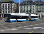 VBZ - Hess Trolleybus Nr.156 unterwegs in Zürich am 06.03.2022