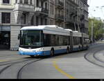 VBZ - Trolleybus Nr.71 unterwegs auf der Linie 31 in der Stadt Zürich am 04.10.2022