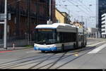 VBZ - Hess Trolleybus Nr.89 unterwegs auf der Linie 31 in Zürich Altstetten am 10.04.2023