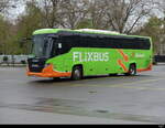 Flixbus - Scania unterwegs in der Stadt Zürich am 20.04.2023