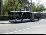 VBZ - MAN Lion`s City E Nr.501  ZH 965501 unterwegs auf der Linie 165 in der Stadt Zürich am 29.04.2023