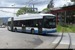 VBZ - Hess Trolleybus Nr.77 unterwegs auf der Linie 32 in der Stadt Zürich am 13.05.2023