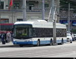 VBZ - Hess Trolleybus Nr.152 unterwegs auf der Linie 46 in der Stadt Zürich am 07.05.2023