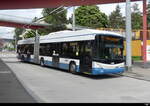 VBZ - Hess Trolleybus Nr.171 unterwegs auf der Linie 72 in der Stadt Zürich am 07.05.2023