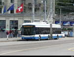VBZ - Hess Trolleybus Nr.175 unterwegs auf der Linie 46 in der Stadt Zürich am 07.05.2023