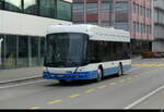 VBZ - Hess E-Bus  Nr.350  ZH  974350 unterwegs auf der Linie 45 in Zürich Altstetten am 22.02.2026