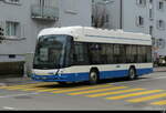VBZ - Hess E-Bus Nr.351  ZH 974351 unterwegs auf der Linie 45 in Zürich Altstetten am 22.02.2026